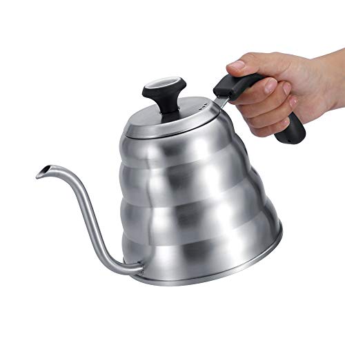 Jadeshay Schwanenhals Kaffeetropfkessel 1.2L Edelstahl