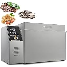 Commercial Coffee Roaster Machine, 2000g/4000g Electric Coffee Bean Roaster Machine, Automatic Timing Coffee Roasters for Home Use, Non-Stick Pan, Even Heating 2000g