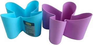 طقم منظم بنمط نجوم مكون من قطعتين، منظم متعدد الاستخدامات لجهاز التحكم عن بعد والاكسسوارات والمكياج والهدايا والثلاجة