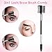 4PCS Eyelash Comb Eyebrow Brush Lash Separator and Brow Spoolie, Spooly for Eyebrows, Mascara Separator Tool, Eye Makeup Tools