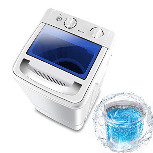 Mini Waschmaschine klein - mit Schleuder - 7.0 kg Kapazität, 500 W Leistung, Kompaktes Wasch und Schleuderset für Singles Studentenhaushalte