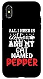 Pepper Cat Name GIfts With Coffee