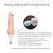 Amausen Heating & Vibrating Dildo Sex Machine with Suction Cup, Automatic Thrusting Device for G Spot & Anal Toys, Adult Sex Toy, 3XLR Connector