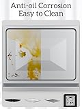Kitchen Elite Air Fryer Toaster Oven Combo, 12.6 QT Stainless Steel Airfryer 10 in 1, Convection Oven Countertop 450°F, Non-Toxic for Bake, Roast, Reheat, Broiler, Dehydrate with Digital Touch Screen