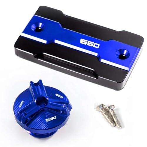 Cubierta de líquido de freno delantero para Suzuki SV650 2008-2020 en azul