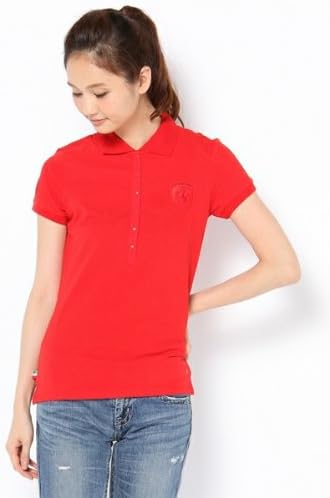 Amazon フェラーリ純正 プーマ フェラーリ レディース ポロシャツ レッド 赤 女性用 サイズ S L ポロシャツポロ 半袖 Puma プーマ Ferrari フェラーリデザイン ポロシャツ 通販