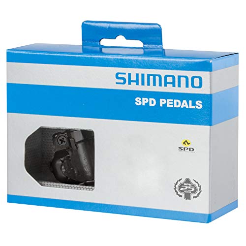 PEDALES SHIMANO Rs500 SPD-SL Pedales, Unisex Adulto, Negro (Negro)