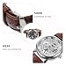 Imagen de MOKKHNB Winner 036 Reloj Mecánico de Esfera Redonda Hueca para Hombre