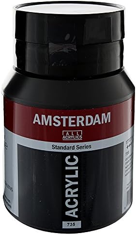 Amsterdam Acrylic Paint 500ml Bottle : OXIDE BLACK