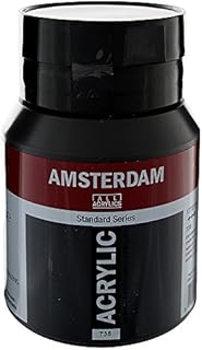 Amsterdam Acrylic Paint 500ml Bottle : OXIDE BLACK