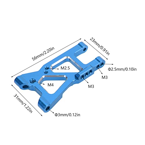Achterophangingsarm, achter A-arm Roestvrij Lichtgewicht 1 paar Hoge sterkte voor 4 Tec 2.0 3.0 C8 1/10 Onroad-auto - Image 8