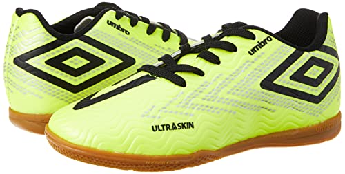 Tênis Umbro Ultraskin Jr, Criança-Unissex, Limao/Preto/Prata, 29