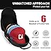 Livelab Hat Case, Hard Hat Case for Baseball Caps, Hat Storage with Carrying Handle & Shoulder Strap, Hat Organizer Protects Up to 6 Hats, Perfect for Travel & Home Storage - Black