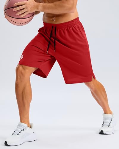 Image of G Gradual Men's Athletic Workout Shorts with Pockets 5 inch /7 inch /9 inch Lightweight Quick Dry Gym Basketball Running Shorts for Men