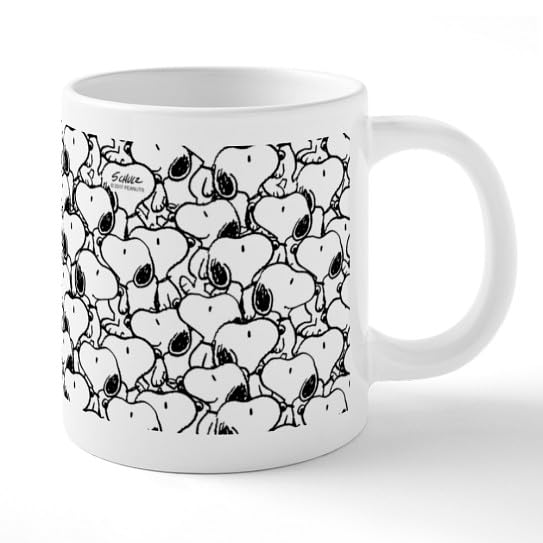 Taza mega de cerámica 20 oz con diseño Snoopy miniatura 4