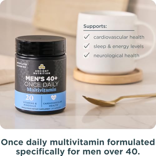 Ancient Nutrition Methylated Multivitamin for Men 40+