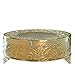 Efavormart 14 inch Gold Round Embossed Metal Cake Plateau Stand Riser Wedding Birthday Party Dessert Cake Pedestal Display Plate