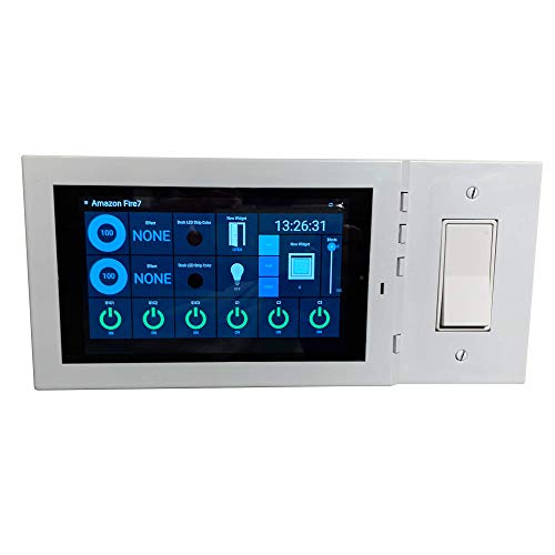 Amazon Fire 7" Wall Mount Kit V2 by Lux Mounts in White, Attach