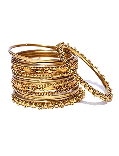 Brass Bracelet Bangle Set (2.8) (Set of 2)