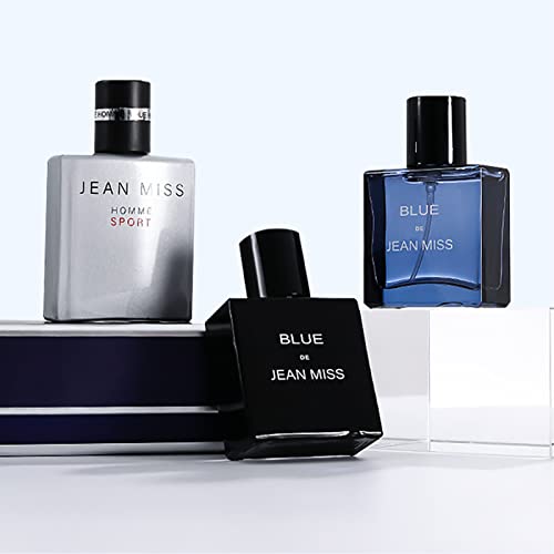 3 Pcs Men's Perfume Set Refreshing Long Lasting Light Scent Parfum Gift Set for Gentlemen - Fresh and Casual Fragance 30MLx3