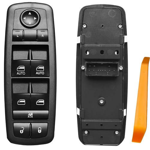 Master Power Window Switch Driver Side Front Left Door Control Button Fits 20162022 Ram 1500 2500 3500 20112019 Dodge Charger 2011-2020 Chrysler 200 300 | Replaces 68139805AB 68139805AA 56046823AE