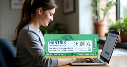 Image of 8GB DDR4 3200MHz Laptop RAM | 1Rx16 - (4 Chip) | PC4-3200AA | 260-Pin SODIMM 1.2V CL22 | High-Speed Memory Upgrade | 3-Year Warranty