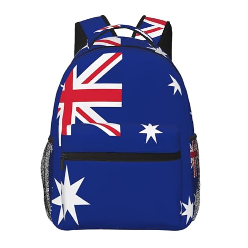 GZEKWLP Australia Flag Laptop Backpack for Men & Women