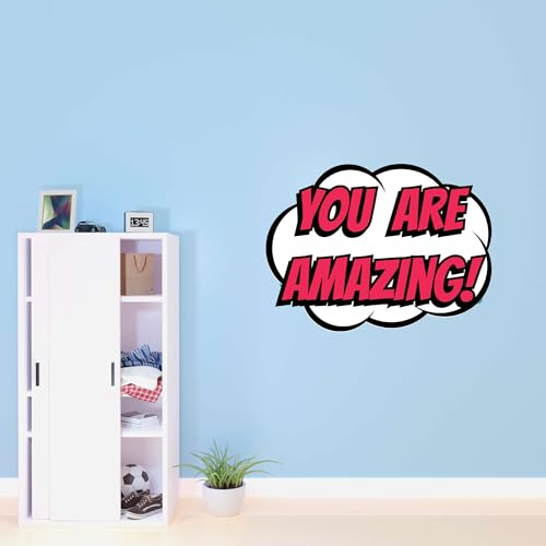 Sticker mural You are Amazing vinyle autocollant décoration intérieur maison 76 cm