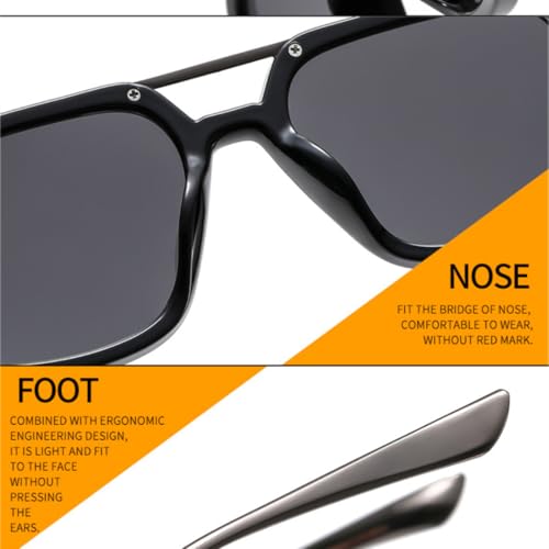 Lunettes de soleil rétro protégeant des reflets avec verres dégradés