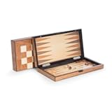 Bey-Berk Brown Wood Backgammon & Chess Set for 2 Players&comma; Ages 8&plus;