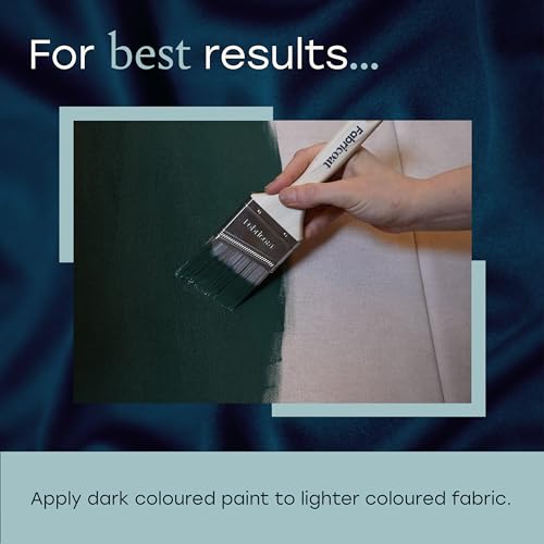 Fabricoat Stofffarbe – Wiederherstellen oder Ändern der Farbe jedes Stoffes – direkt auf den Stoff malen – verwandeln Sie alles – Sofas, Lampenschirme, Autoinnenräume (250 ml, Olivgrün)