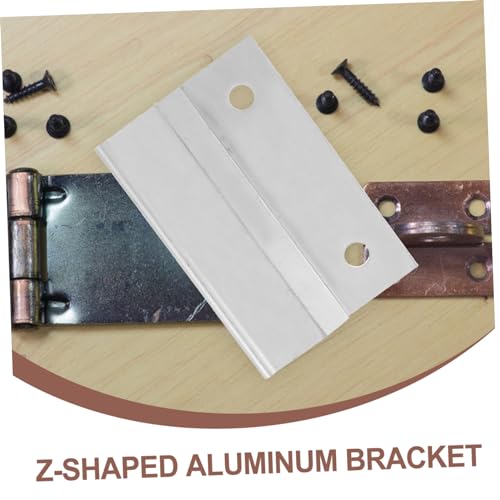 Image of Outanaya 4pcs Heavy Duty Picture Hangers Aluminum Mount Brackets French Cleat Bracket for Wall