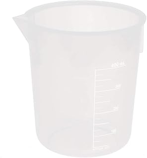 Aexit 1000mL Plastic gauge Volumetric Measuring Cup Container Laboratory Beaker Clear