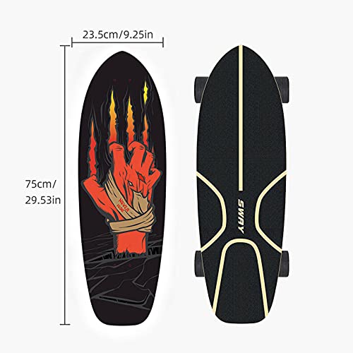 Carving Surfboard Freeride Skating Board con CX4