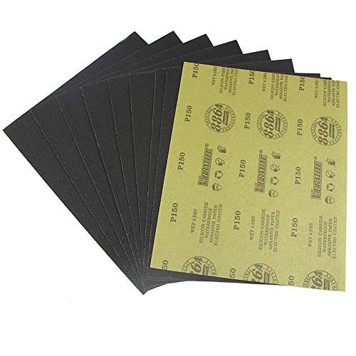 MAXAMN 800 Grit Sandpaper, Wet Dry Sandpaper Sheets 9 x