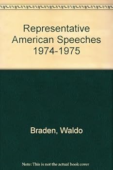 Paperback Representative American Speeches 1974-1975 Book