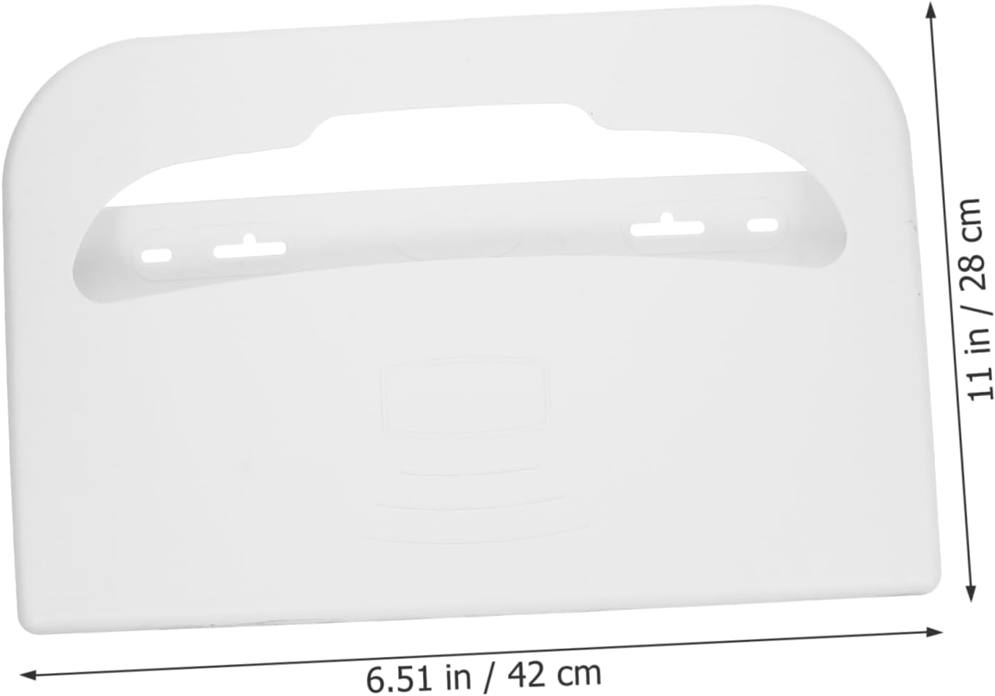 Bathroom Toilet Seat Cover Dispenser Wall Mount Plastic Holder Removable and Practical Toilet Rack for Hospitals Offices and Restrooms Multi Purpose Design for Organized Spaces