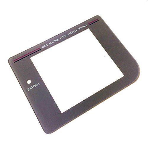 AOKADUTE Scratch Resistant GLASS Screen Lens for Game Boy Classic/Original DMG-01 Replacement Screen Protector (Light Grey)