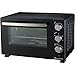 CONTINENTAL EDISON cemf30b2 - minifour électrique 30l Noir - 1500w - rotissoire, Chaleur tournante