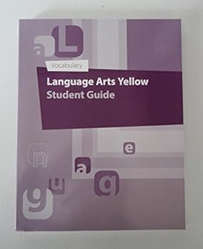 Paperback Vocabulary - language arts yellow - student guide Book
