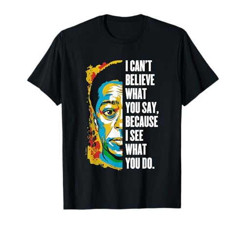 James Baldwin Graffiti Art Juneteenth Black History Month T-Shirt