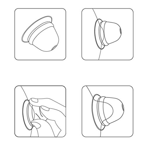 Corretor de mamilo PimeO para bicos invertidos planos e extrator de silicone para mamilos – D#