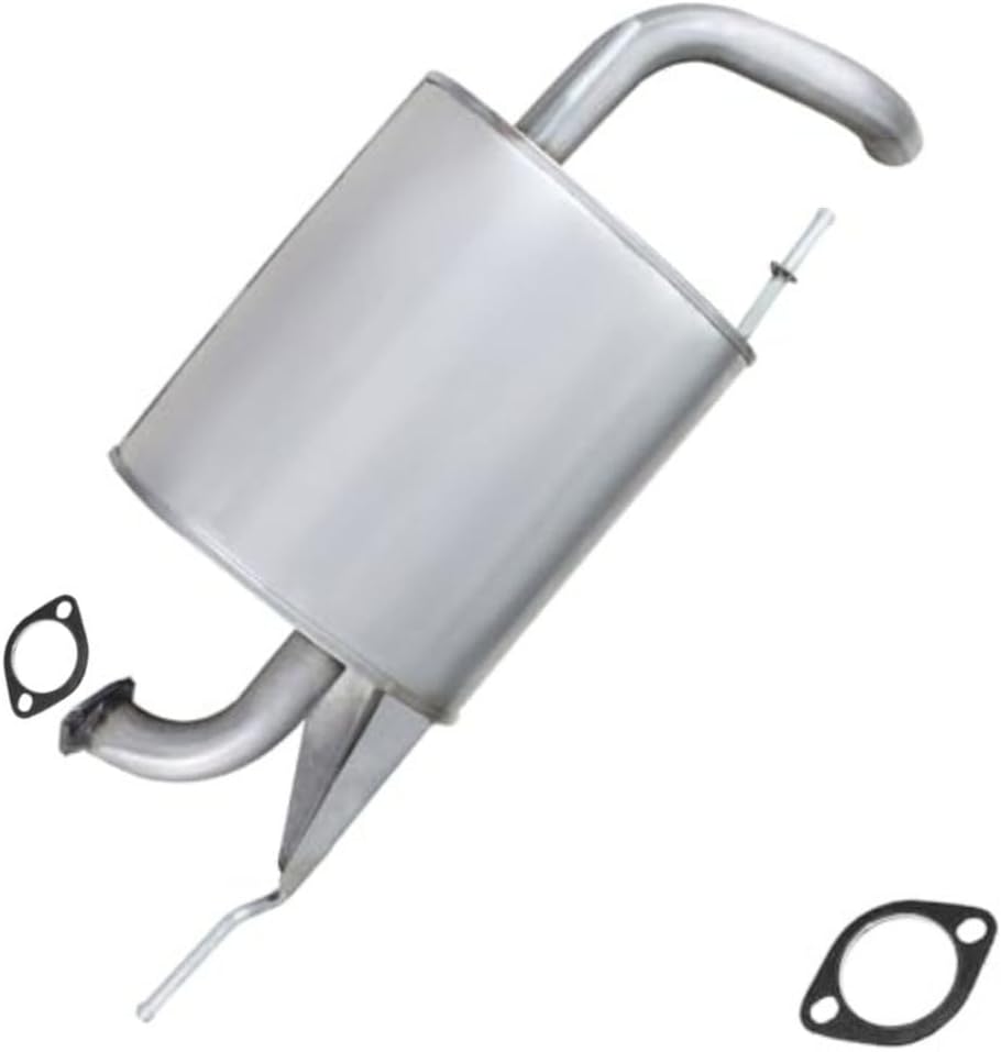 Northeastern Exhaust Stainless Steel - Rear Muffler Compatible for Subaru Crosstrek 2016-2017 & Subaru XV Crosstrek 2013-2015 2.0L - Includes Gasket