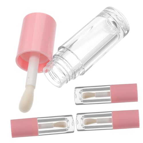 VALICLUD Small Lip Gloss Tubes with Wand 6ml 5pcs Refillable Empty Lip Balm Containers and Travel Use