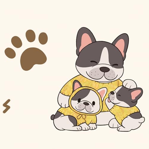 Image of Kipcush White Noise Machine for Sleeping - High-Fidelity Non-Looping Sounds, Dimmable Night Light, USB Powered, Sleep Sound Machine for Baby, Kids & Adults (New French Bulldog Puppy, Standard)