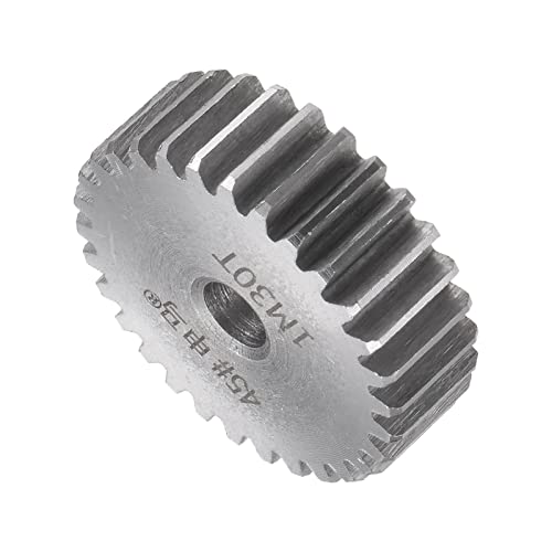 Image of HARFINGTON 2pcs Straight Spur Gear 6mm Bore 30T Mod-1 Hardened 45# Steel Spur Diff Differential Motor Gear RC Car Replacement Parts