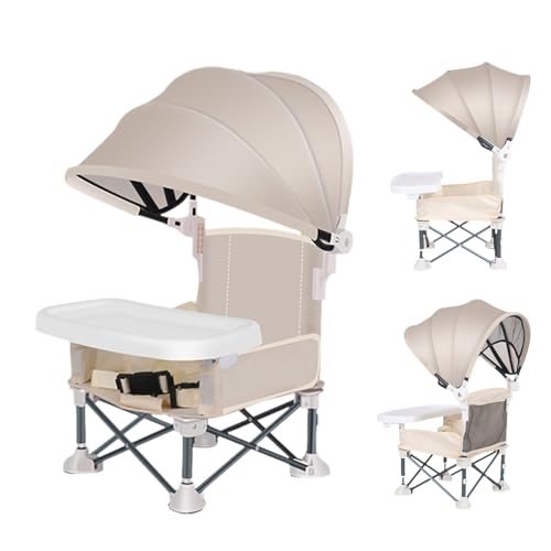 Chaise haute pliante bébé pour le camping et les pique-niques en famille
