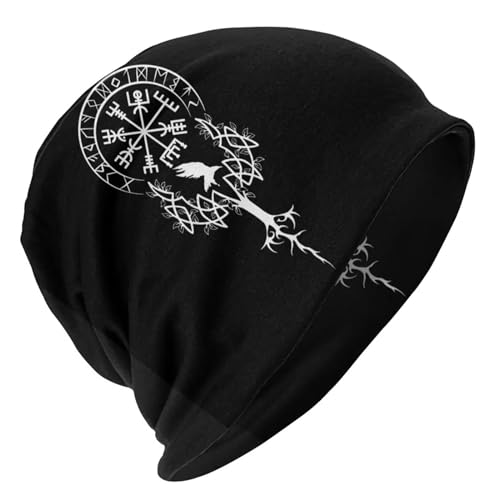 Bonnet boussole de navigation nordique Vegvisir imprimé 3D style viking hipster