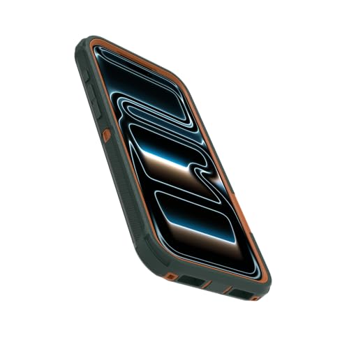 Image of OtterBox iPhone 17 Pro Max Defender Pro Series Case - Green Intrigue - Tough, Rugged & Durable iPhone Case, Snaps on MagSafe
