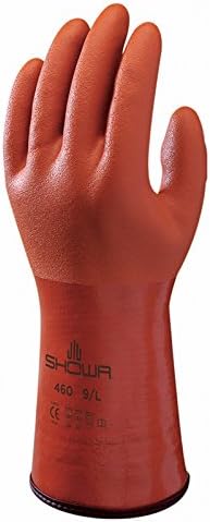 Showa Gloves SHO460-XL No.460 Insulated Glove, Size: X-Large, Orange